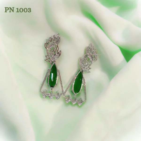 Buy Diamond Earrings | Single Strand Diamond Earrings