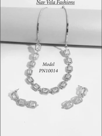 American Diamond Necklace Set for Women and Girls