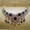 Blue kundan jewellery collection for women online | bridal jewellery set