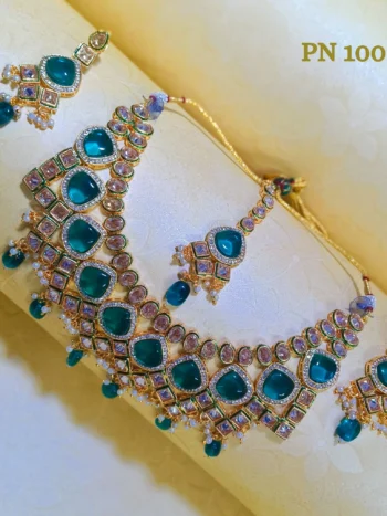 Bridal Kundan Choker Jewellery Set Online