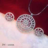 American diamond pendant set for women and girls | ad pendant set | artificial pendant set