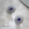 Purple pendant set designs| pendant set for girls