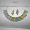 Yellow ad necklace set for women and girls