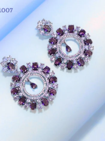 Purple Earrings for Girls Online In India