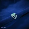 Green american diamond ring