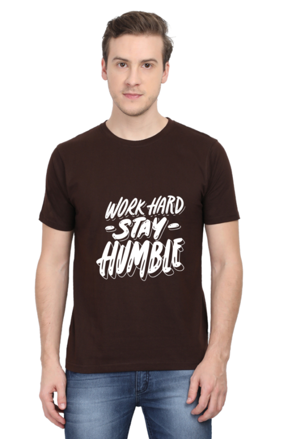 Work hard stay humble t-shirt for men