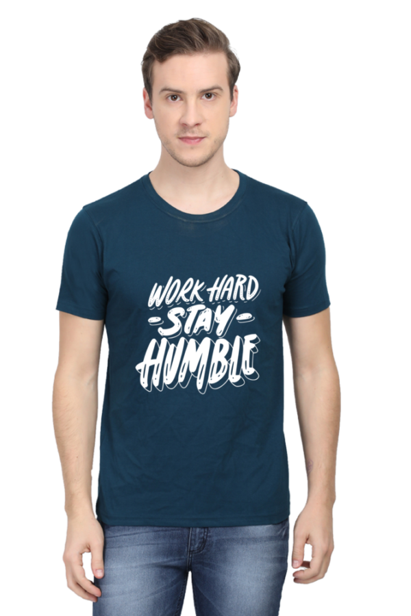 Work hard stay humble t-shirt for men