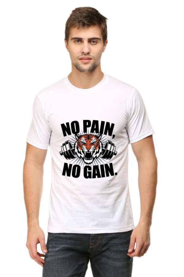 No pain no gain motivational unisex t-shirt - gym fitness wear