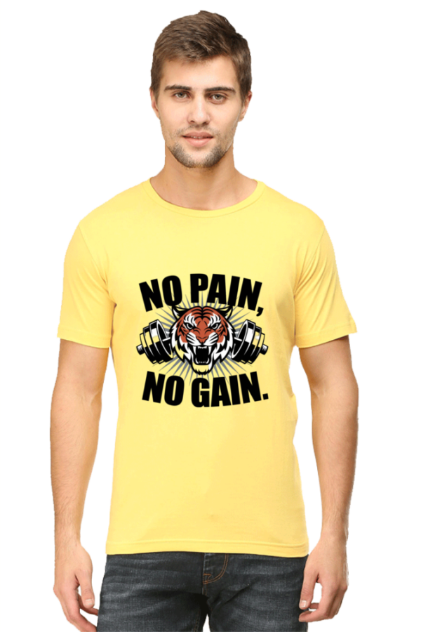 No pain no gain motivational unisex t-shirt - gym fitness wear