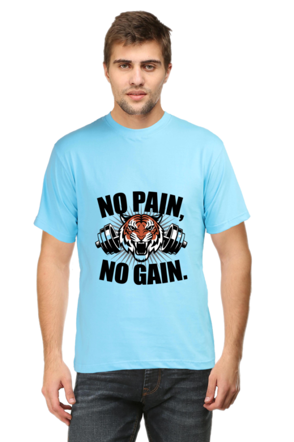 No pain no gain motivational unisex t-shirt - gym fitness wear