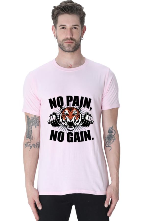 No pain no gain motivational unisex t-shirt - gym fitness wear