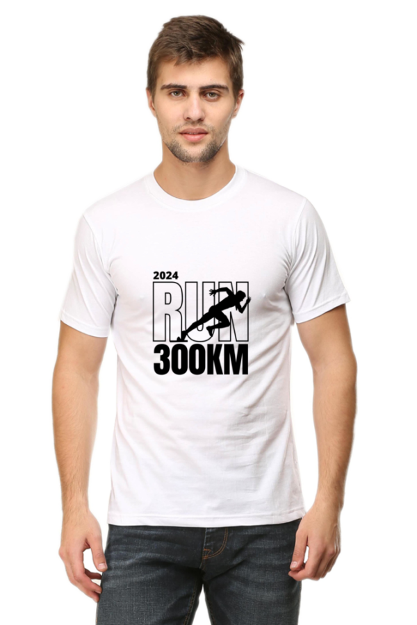 2024 run t-shirt 300km- motivational athletic wear