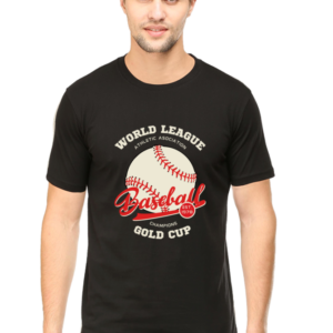 Purple baseball world league t-shirt - comfortable athletic casual wear