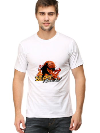 Beast Mode On" Basketball Graphic T-Shirt | Motivational Sportswear