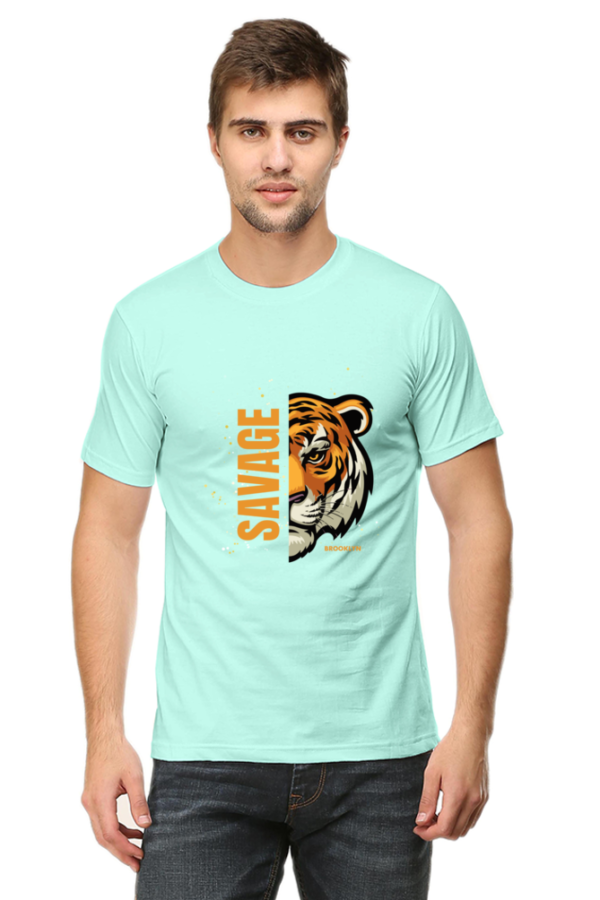 Savage tiger graphic t-shirt - unleash your inner beast