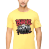 Bhai ki public t-shirt in yellow - comfortable 100% cotton, unisex fit