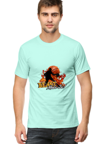 Beast Mode On" Basketball Graphic T-Shirt | Motivational Sportswear