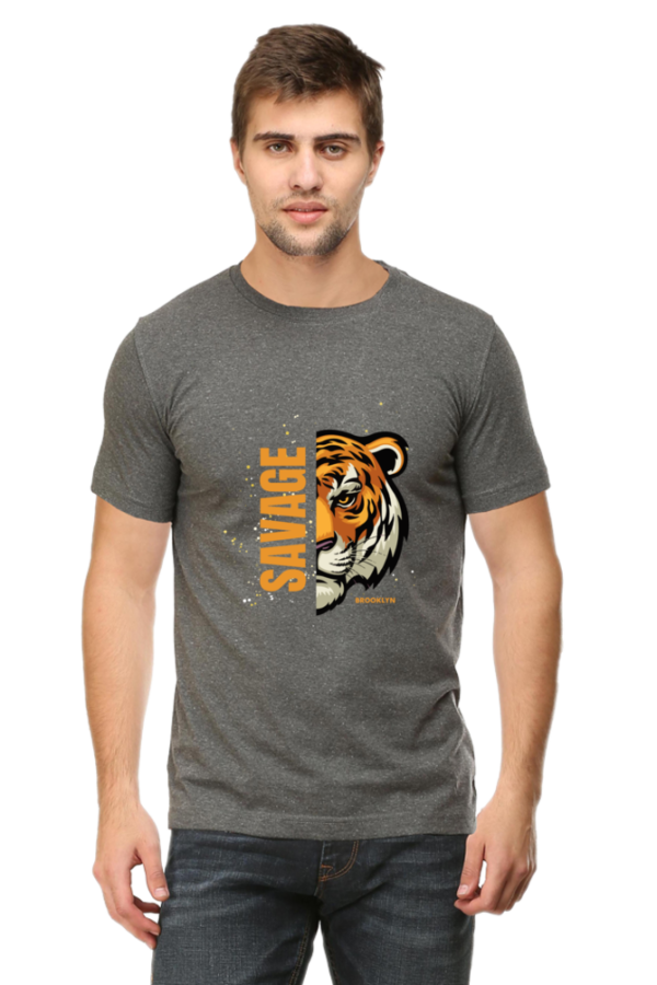 Savage tiger graphic t-shirt - unleash your inner beast