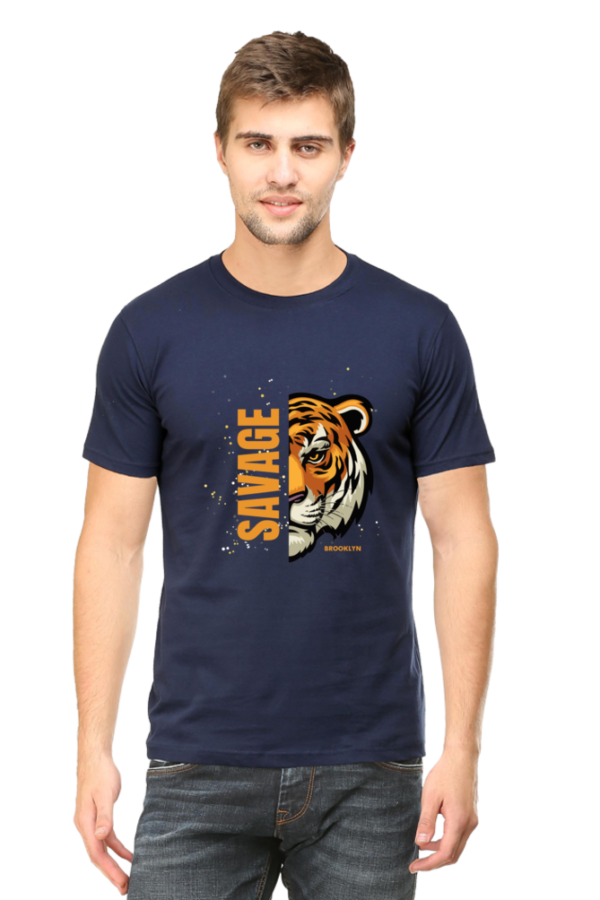 Savage tiger graphic t-shirt - unleash your inner beast