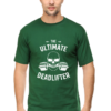 The ultimate deadlifter" gym t-shirt | bold fitness skull design