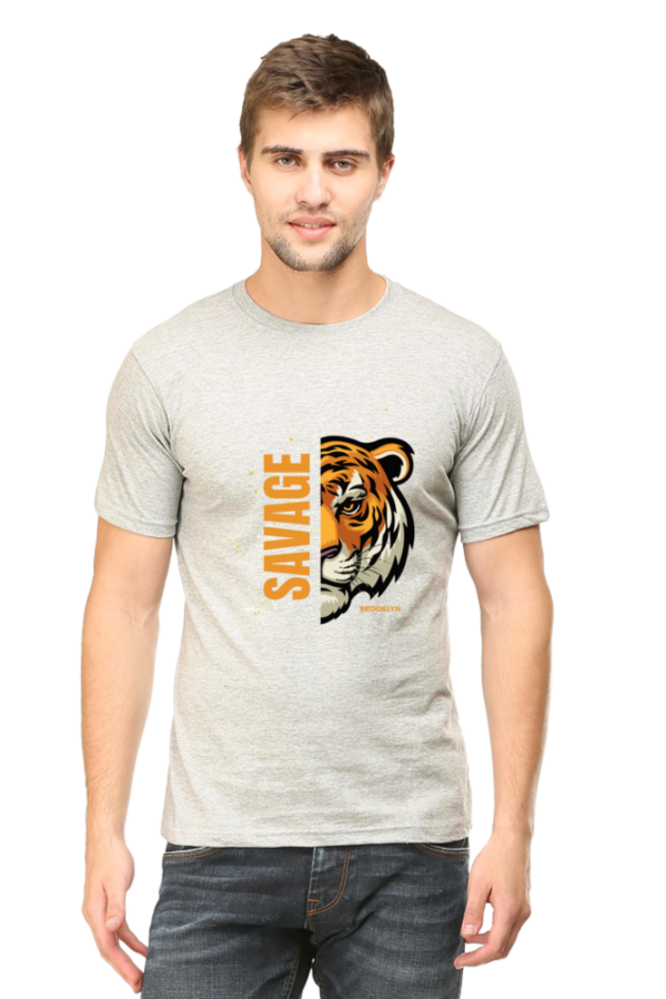 Savage tiger graphic t-shirt - unleash your inner beast