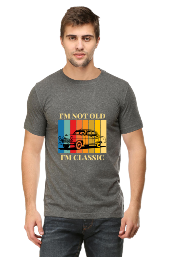 I’m not old, i’m classic vintage car t-shirt - black, 100% cotton, unisex fit