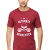 The ultimate deadlifter" gym t-shirt | bold fitness skull design