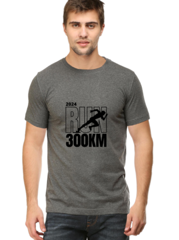 2024 Run T-Shirt 300KM- Motivational Athletic Wear