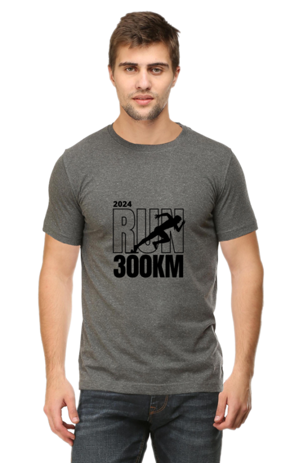 2024 run t-shirt 300km- motivational athletic wear