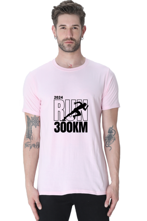 2024 run t-shirt 300km- motivational athletic wear