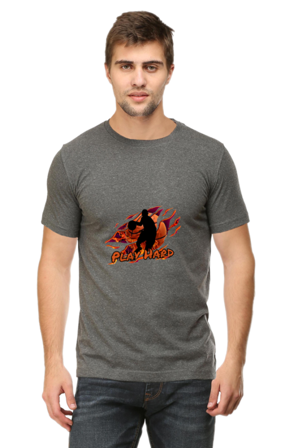 Play hard basketball graphic t-shirt - for true game changers