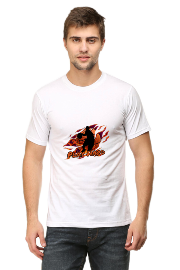 Play hard basketball graphic t-shirt - for true game changers