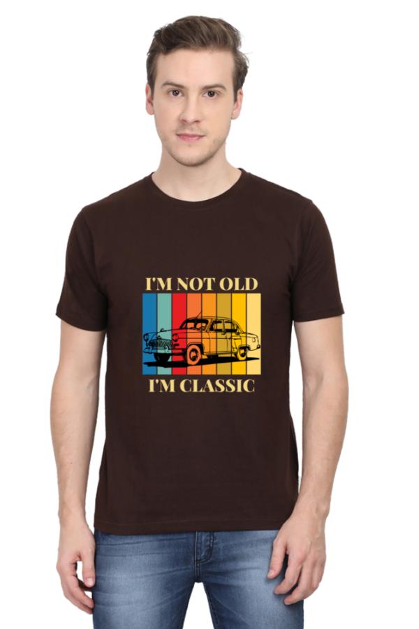 I’m not old, i’m classic vintage car t-shirt - black, 100% cotton, unisex fit