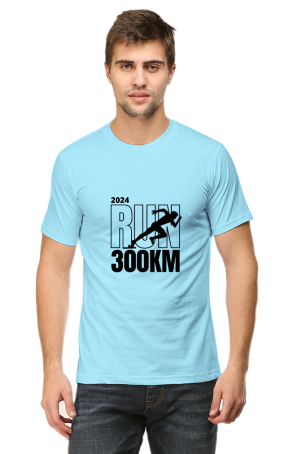 2024 run t-shirt 300km- motivational athletic wear